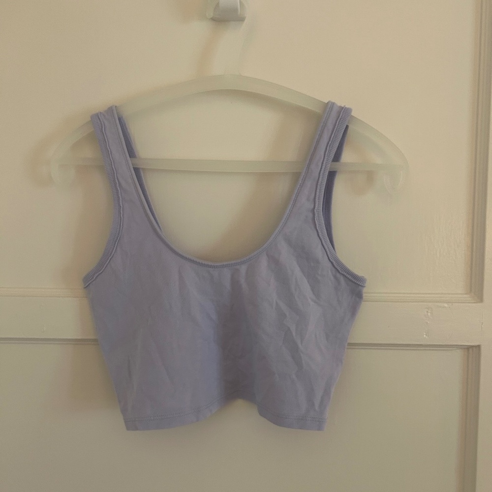 FP Movement by Free People Hot Shot Crop Tank Small Lavender